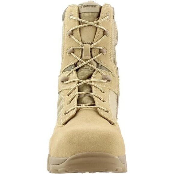 Bates Mens GX-8 Composite Toe Side-Zip Work Boot Desert Tan - E02276 Sz. 8 Wide - Picture 5 of 6